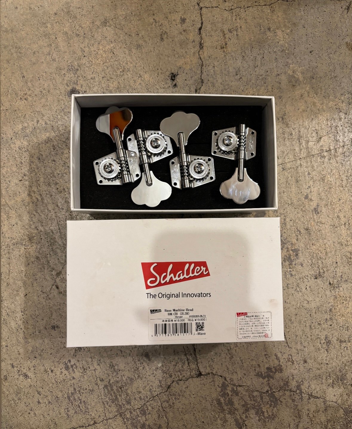 未使用中古】 Schaller BM CH L2+R2 ベース用ペグ | ギター屋funk