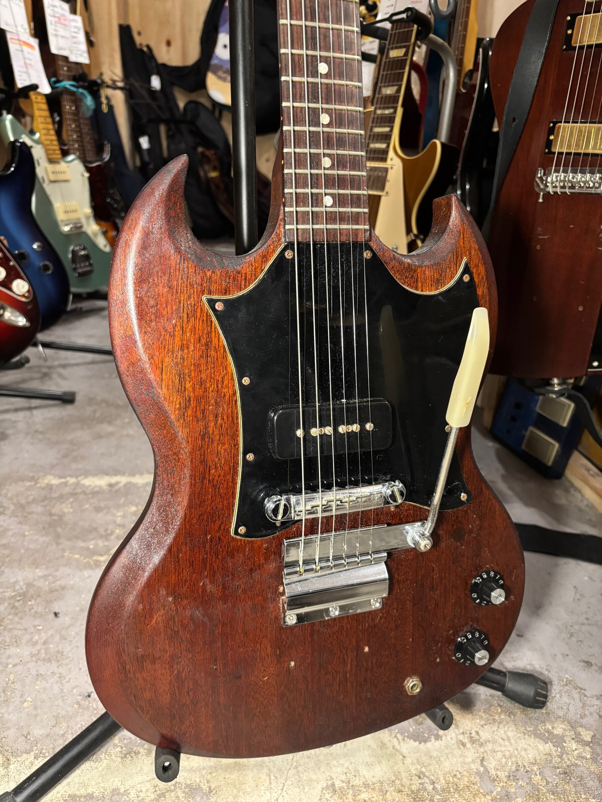 【最終値下げ】gibson sg jr. ピックガード&p90ピックアップ Gibson SG Jr ラージピックガード 2005年製 | ギター屋funk ojisan