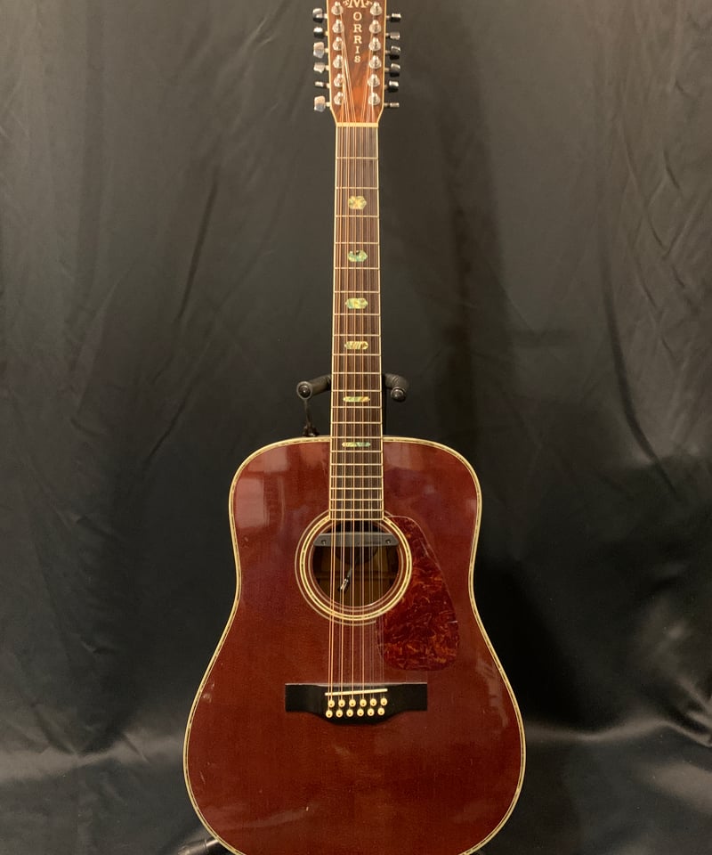 美品！縦ロゴ、Morris MB-305-12 12弦ギター 美品！縦ロゴ、モーリス MB-305-12、12弦アコースティックギター