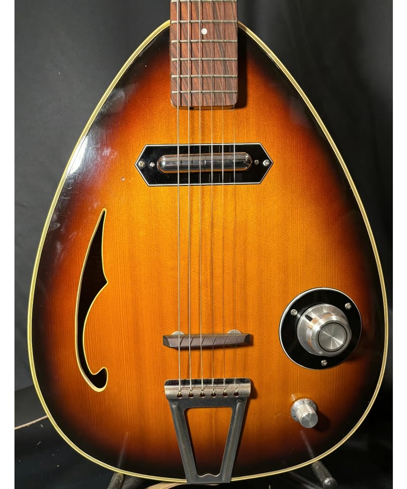Danelectro エレキギター ブラウン？改造済オレンジドロップ Danelectro エレキギター ブラウン？改造済オレンジドロップ サウンド