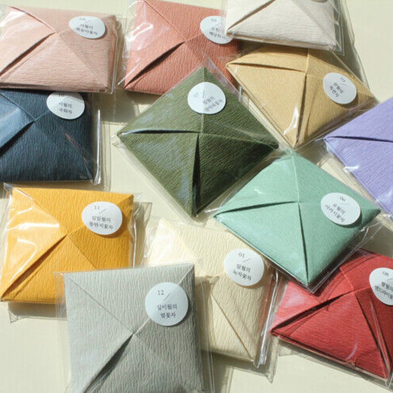 12か月の花茶セット/ 열두달꽃차 모음 12months Flower-tea set |