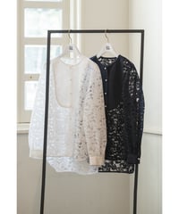 【即納】Flower Lace Shirt