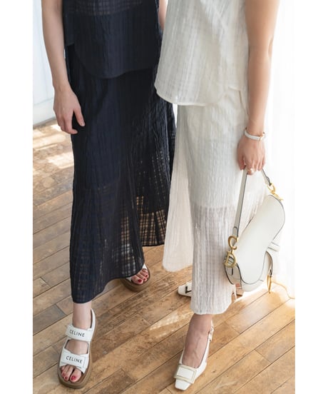 【即納】Effortless Sheer Skirt