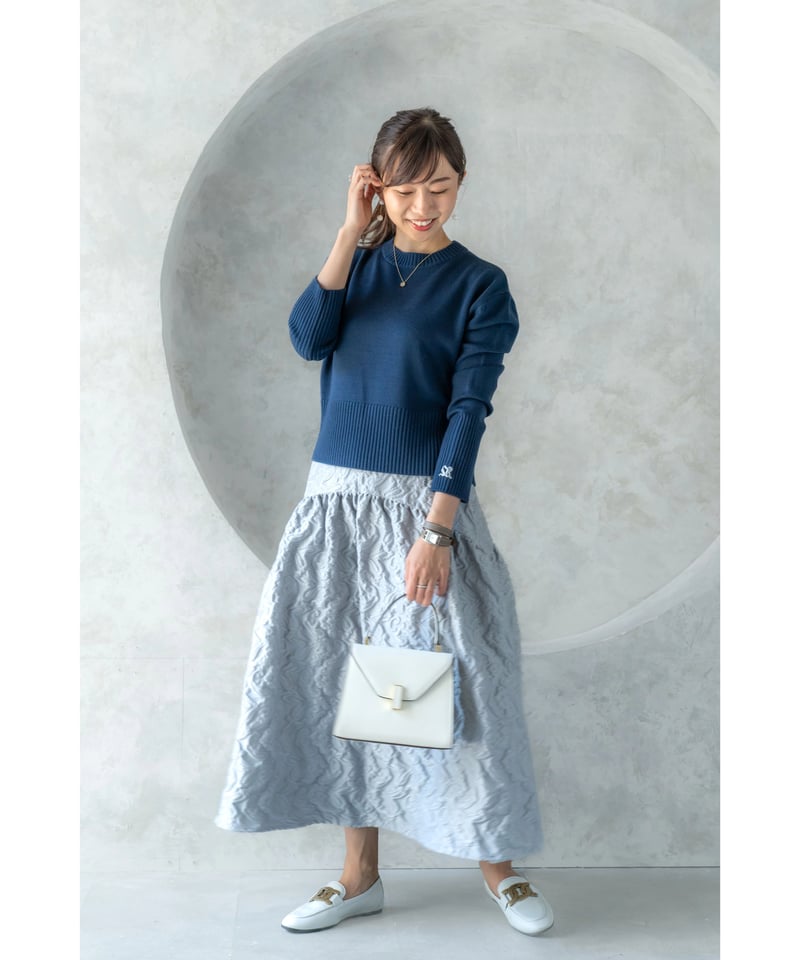 予約】Jacquard Skirt/gray | SUGAR