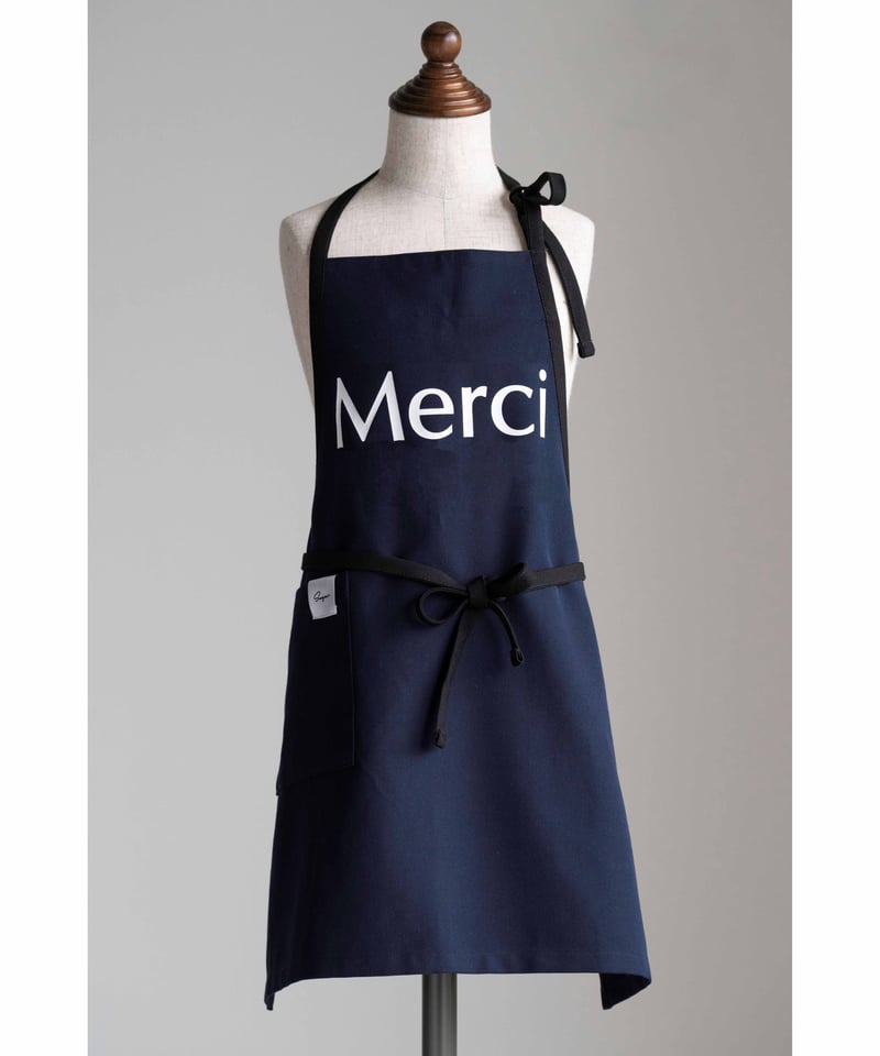 【新品未使用】メルシー merci リネン エプロン ネイビー 即納】Merci Kids | SUGAR by yuu
