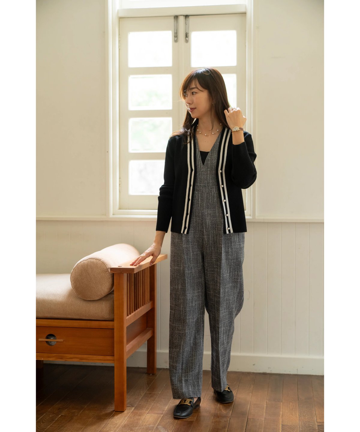 即納】Classic Tweed Jumpsuit | SUGAR by yuu