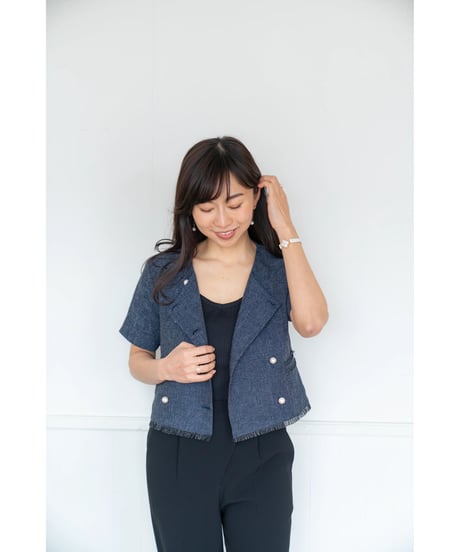 【即納】Summer Tweed Jacket
