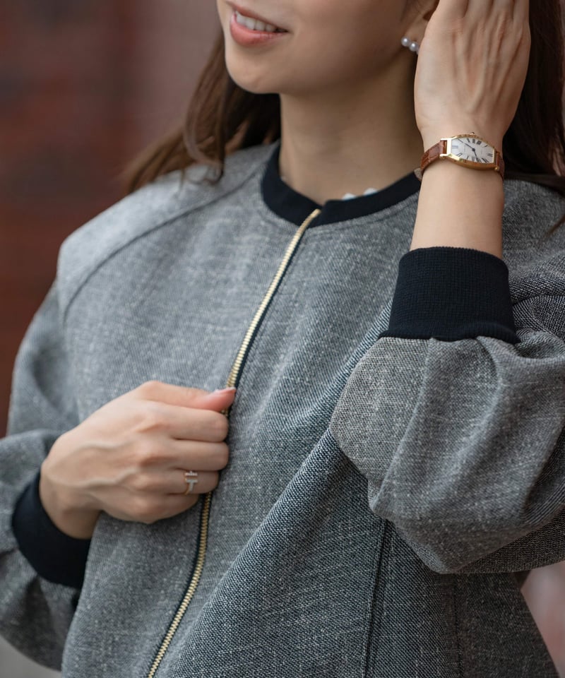即納】Tweed Blouson | SUGAR by yuu