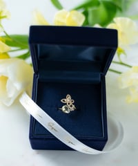 Butterfly ring Lemon quartz  2025