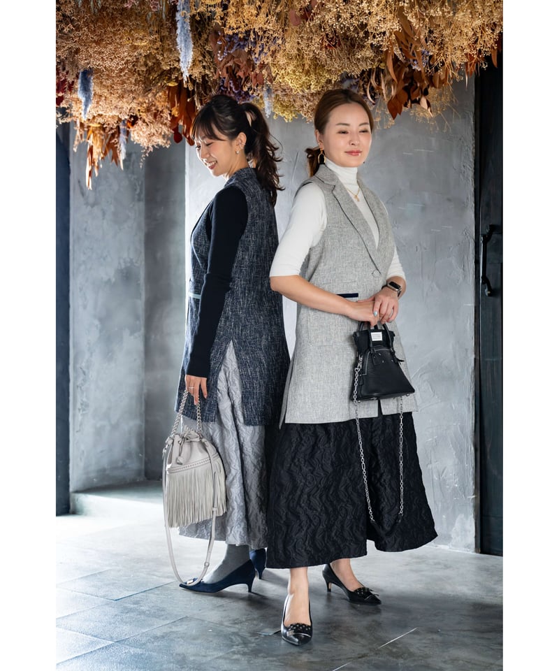 6,720円SUGAR    Jacquard Skirt/gray (short)