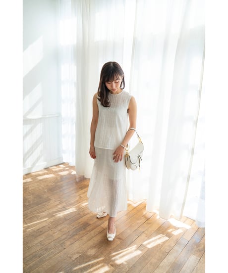 【即納】Effortless Sheer Skirt