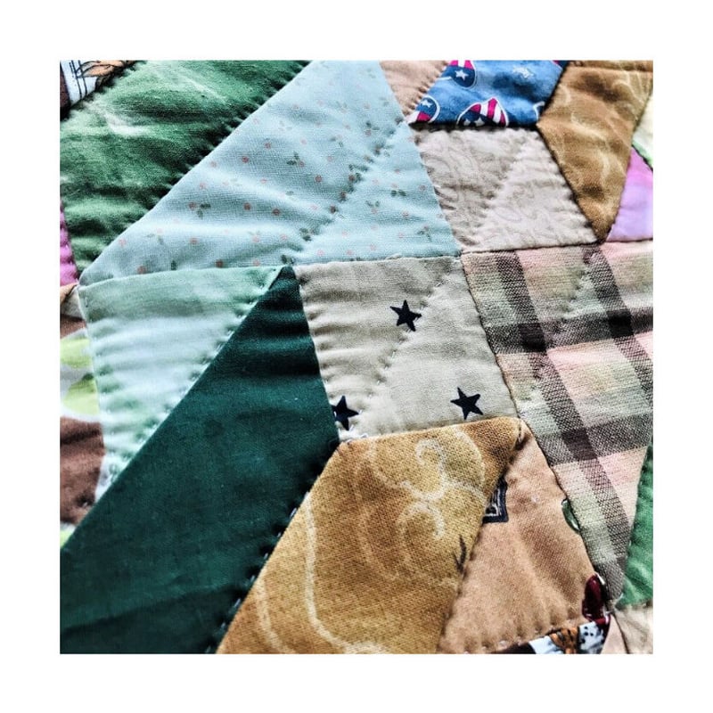 パッチワーククッションカバー【かなとこ】 | MAHIROSHU