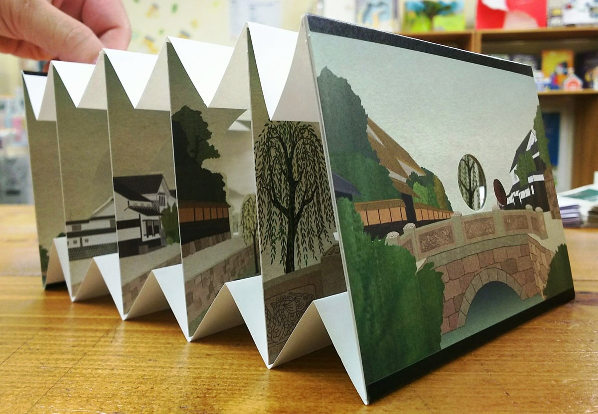 トンネルブック　のぞきからくり絵本・仕掛け本　スペイン製 トンネルブック のぞきからくり絵本・仕掛け本 スペイン製 布