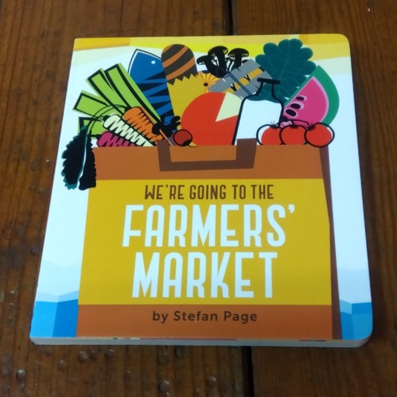 英語版 We're Going to the Farmers' Market ボードブック