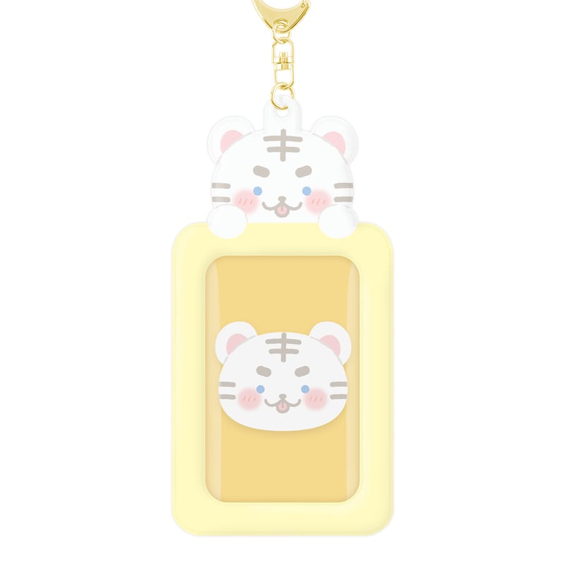 ホワイトタイガー フォトカードホルダーキーホルダー | K-MART STORE