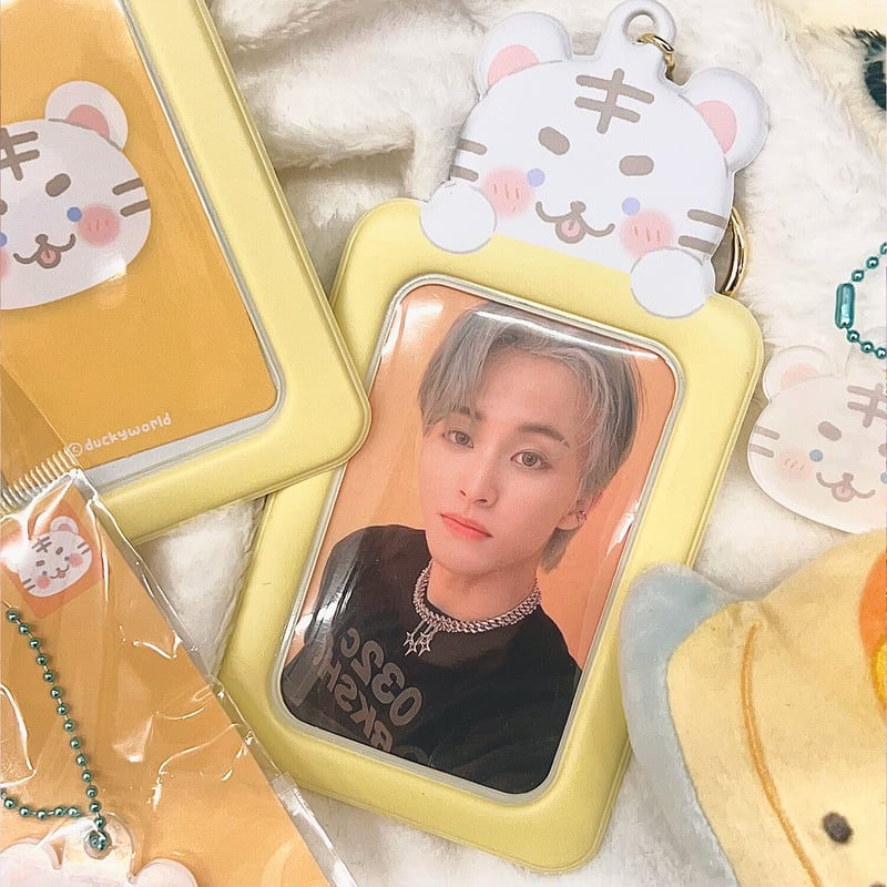 ホワイトタイガー フォトカードホルダーキーホルダー | K-MART STORE