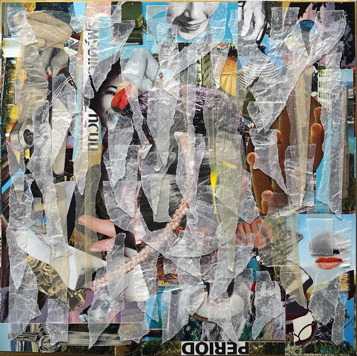 人体コラージュ 表裏一体 no.4 / 加藤良1両面コラージュ作品 | KNOCK ART