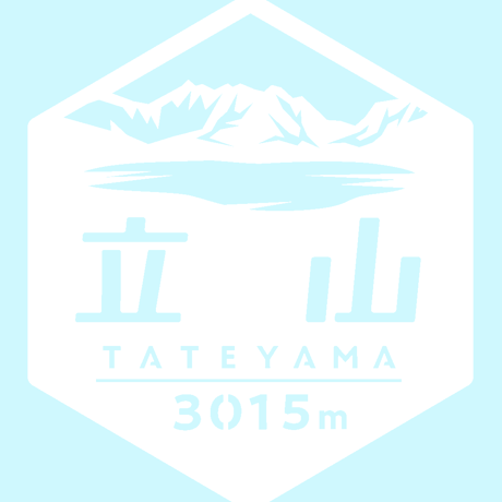 「立山」　カッティングステッカー　ヘキサ