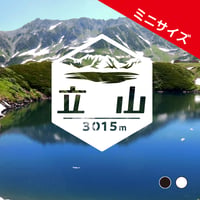 ミニ「立山」　カッティングステッカー　ヘキサ