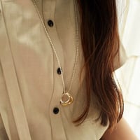 【Nothing And Others】Tow ring Necklace