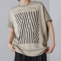 新色追加❣️モノトーンゼブララインTシャツ