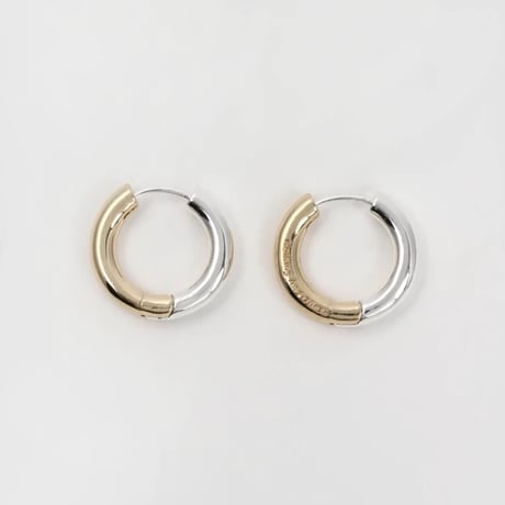 【Nothing And Others】 Multifaceted Hoop Pierce /マルチファセテッドフープピアス