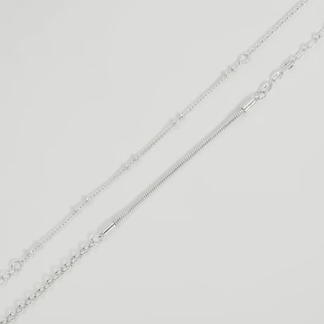 【Nothing And Others】 Expressive Chain Necklace Set/エクスプレッシブチェーンネックレスセット