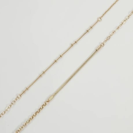 【Nothing And Others】 Expressive Chain Necklace Set/エクスプレッシブチェーンネックレスセット