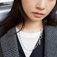【Nothing And Others】Design Chain Big Hook Necklace / デザインチェーンビッグフックネックレス