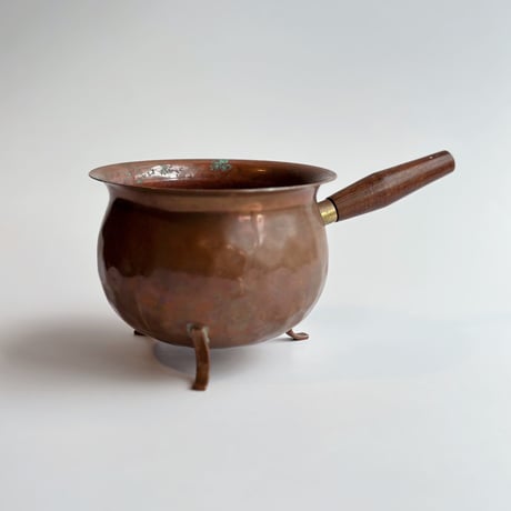 未使用⭐️銅鍋　2点セット　純銅 純銅製 山菜鍋 36cm 木蓋付き[燕三条製 銅製 銅鍋 銅製品 純銅 銅 鍋