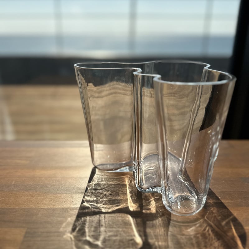 フ*ン様  ヴィンテージ アアルトベース 3031 クリア 三角シ フ*ン様 iittala ヴィンテージ アアルトベース 3031 クリア 三角シ