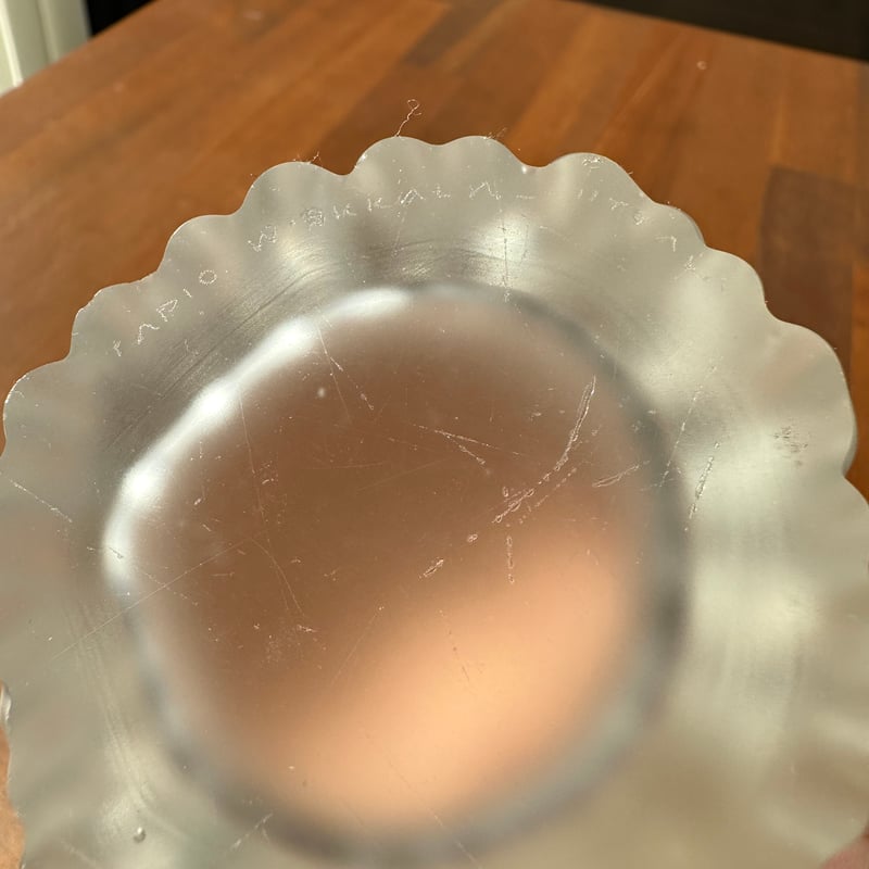 /イッタラ Tapio Wirkkala アッシュトレイ(大) Tapio Wirkkala Art Object Iittala Ashtray/ タピオ・