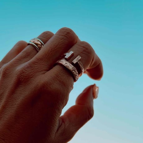 -- Hexagon nalu ring --