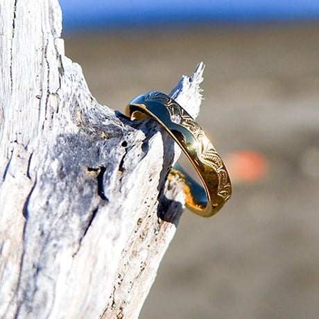 -- Heart scroll ring --
