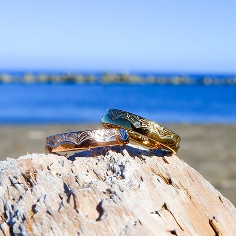 -- Heart scroll ring --
