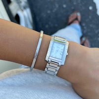 -- Square scroll bangle --