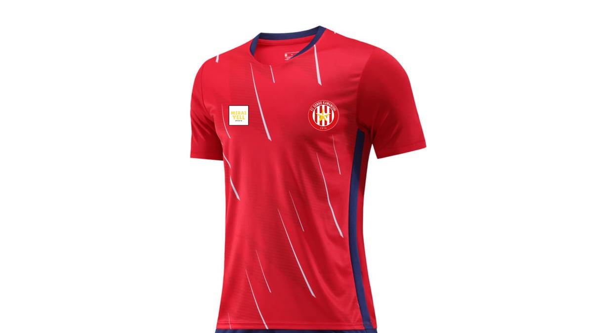 タグ付き　セビージャFC Joma シャツ Lサイズ 赤 タグ付き セビージャFC Joma シャツ Lサイズ 赤