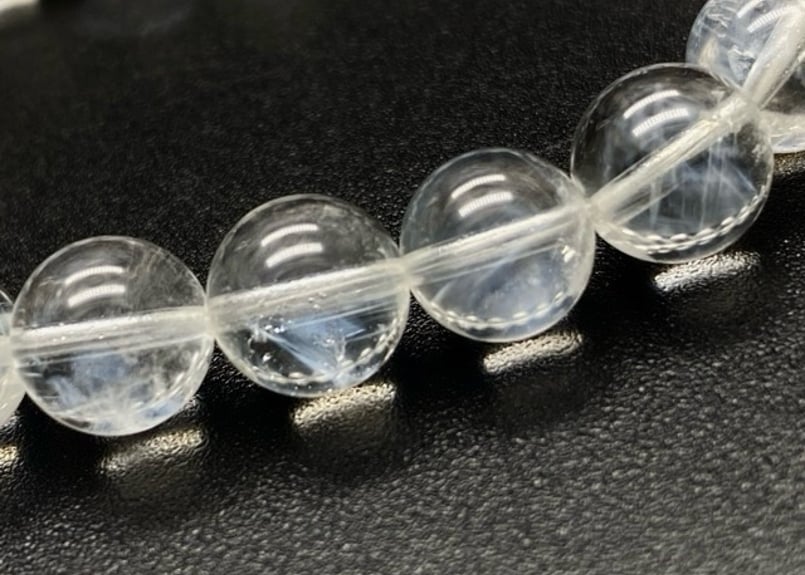ブルーエンジェルラダークォーツ 10mm 鑑別書付 ブレスレット ブルーエンジェルラダークォーツ 10mm 鑑別書付 ブレスレット