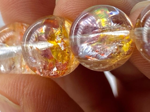 天然石パワーストーンボルダーオパールライモナイト10mm超