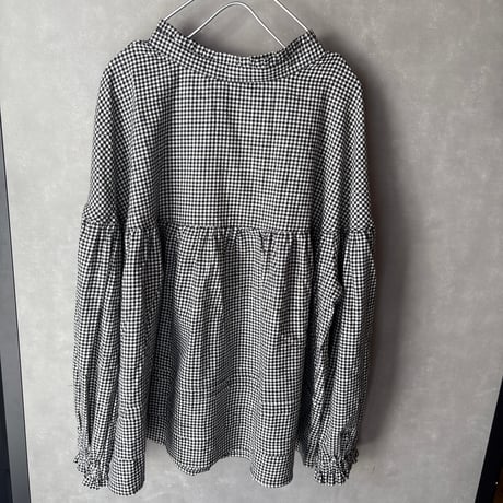 起毛コットン2wayブラウス