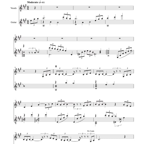 ＜めぐり逢い Encounter＞武満 徹（Toru Takemitsu）Arr,小関佳宏（Y.Koseki）