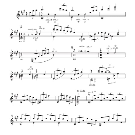 ＜めぐり逢い Encounter＞武満 徹（Toru Takemitsu）Arr,小関佳宏（Y.Koseki）