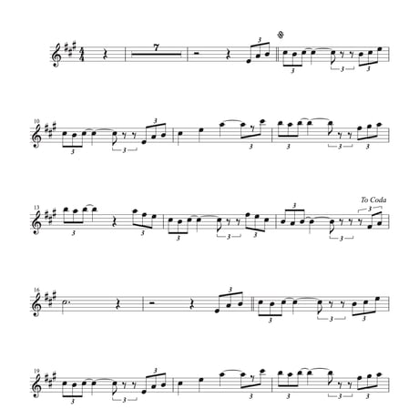 ＜めぐり逢い Encounter＞武満 徹（Toru Takemitsu）Arr,小関佳宏（Y.Koseki）