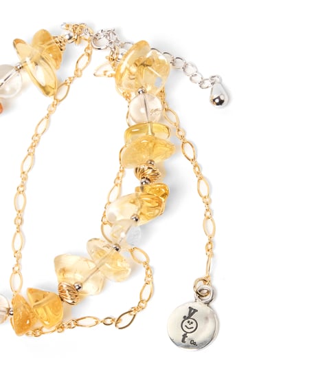 taniCo. “YT-BD” Hand Made Bracelet（Citrine/11月）