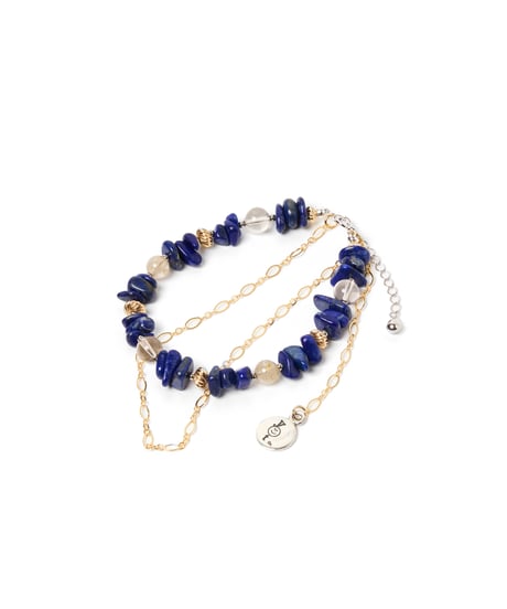 taniCo. “YT-BD” Hand Made Bracelet（Lapis lazuli/12月）