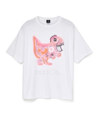 【再販売】taniCo. S/S Tee “Tyrannosaurus”（Pink）