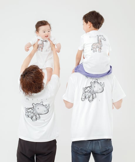 【再販売】taniCo S/S Tシャツ “Rhino”（全2色）