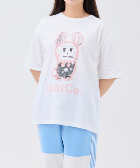 【再販売】taniCo. S/S Tee “Rabbit”