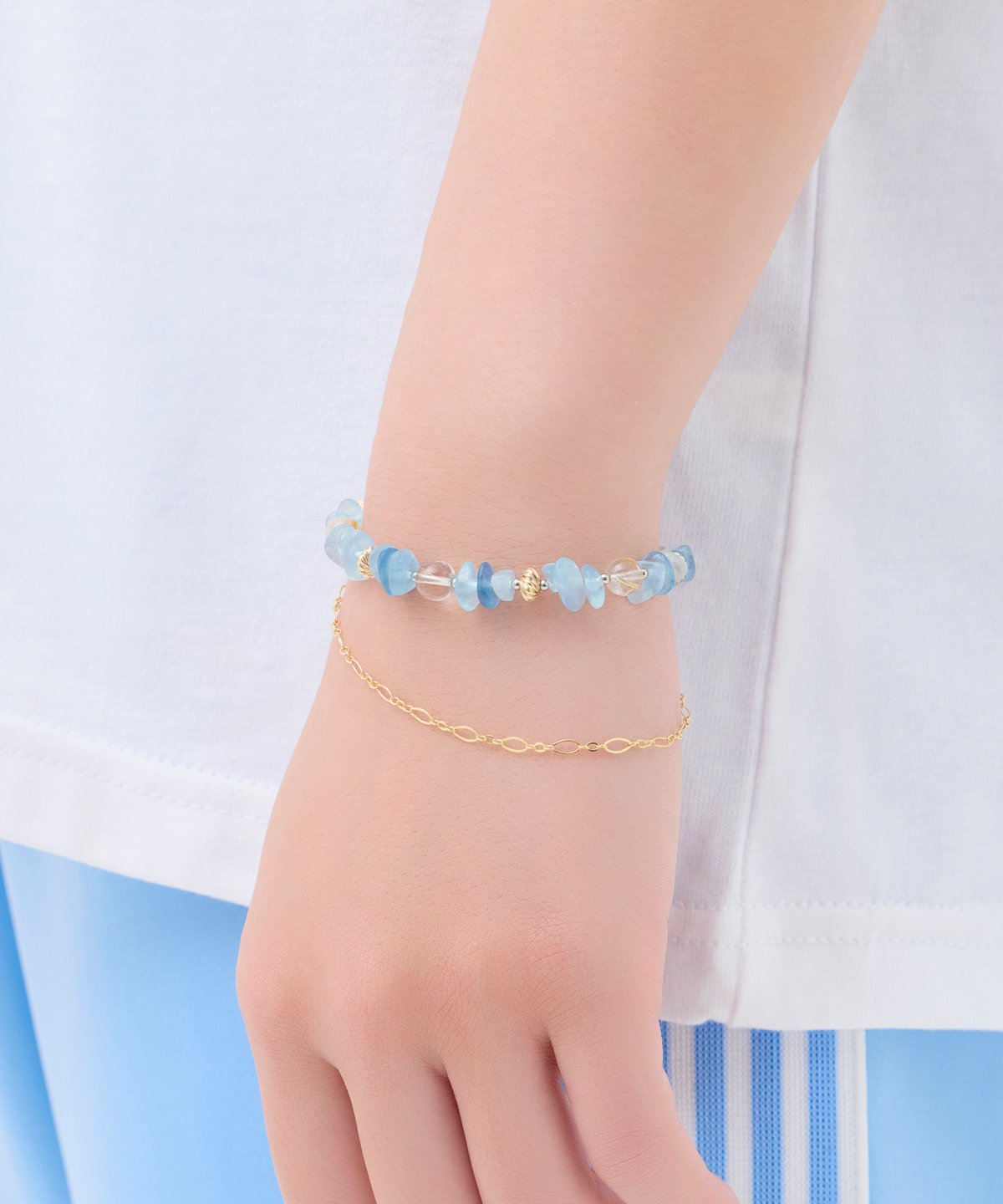 taniCo. “YT-BD” Hand Made Bracelet（Lapis lazuli