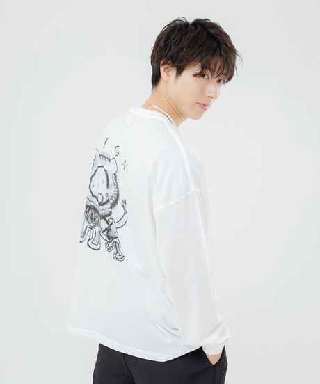 【再販売】taniCo L/S Tシャツ “Lion”（全2色）